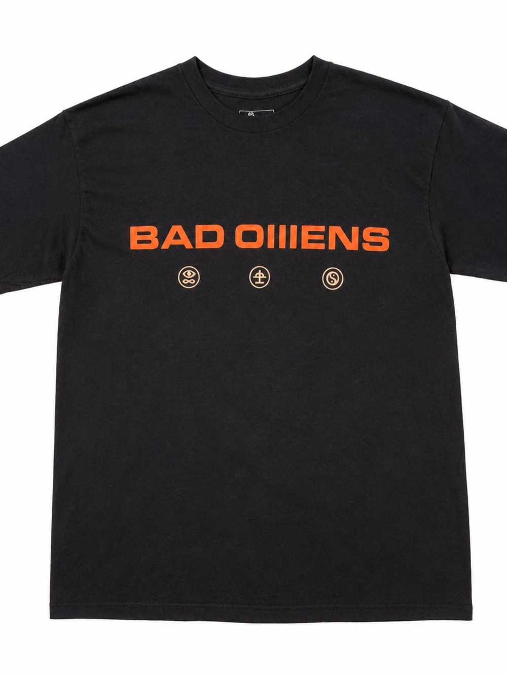 Bad Oiiens Black Short-Sleeve Graphic Tee- New without Tag